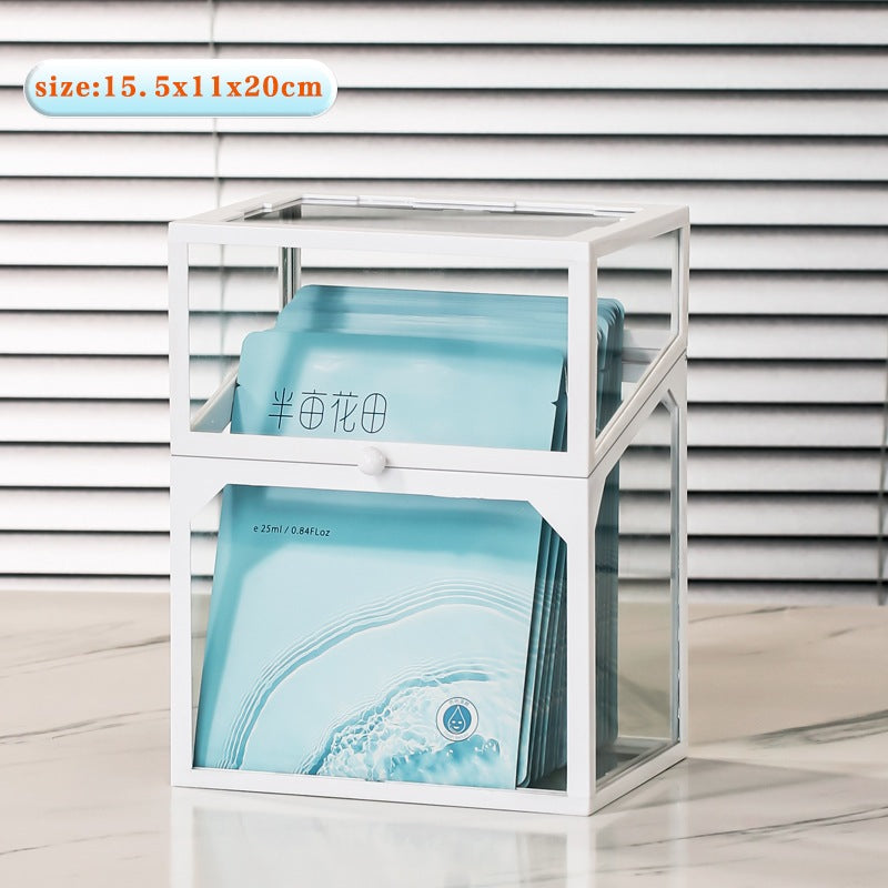 ShopClassyshop Glass Brush Storage Box Eyebrow Pencil Cosmetic Drawer Makeup Organiser Jewelry