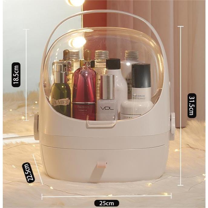 Shopclassyshop Acrylic Transparent Organizer Drawer-type skin care product hand Backet high-grade cosmetics storage box