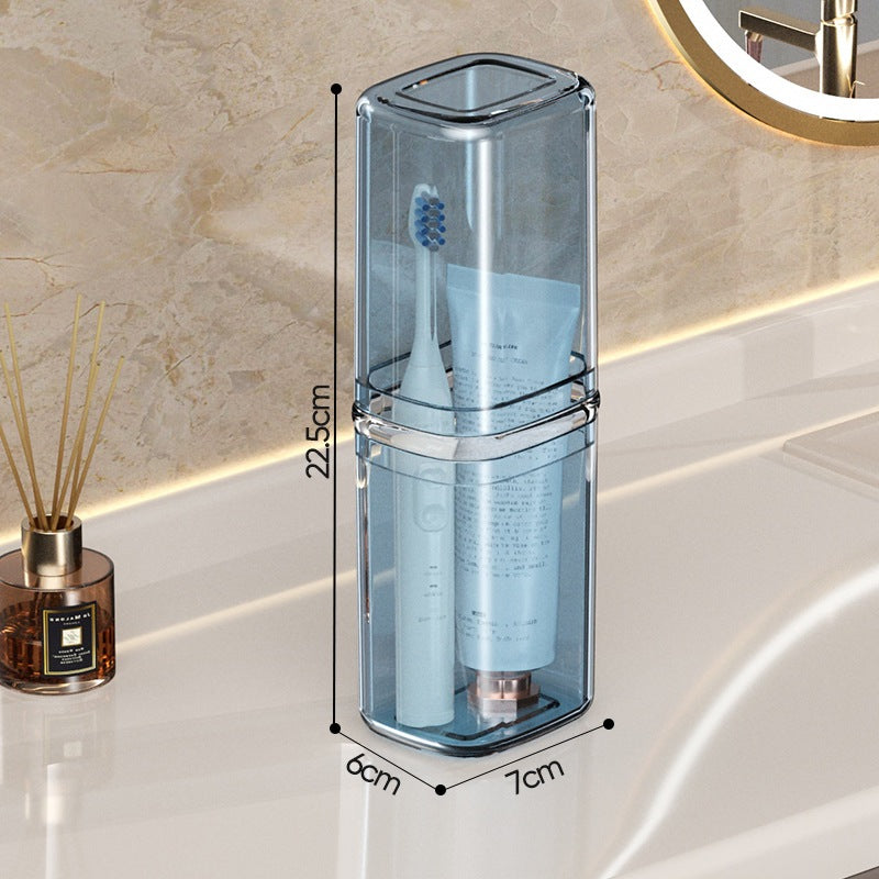 Shopclassyshop Travel Toiletries Organizer storage cups kit portable toothbrush storage couples 3 in 1p