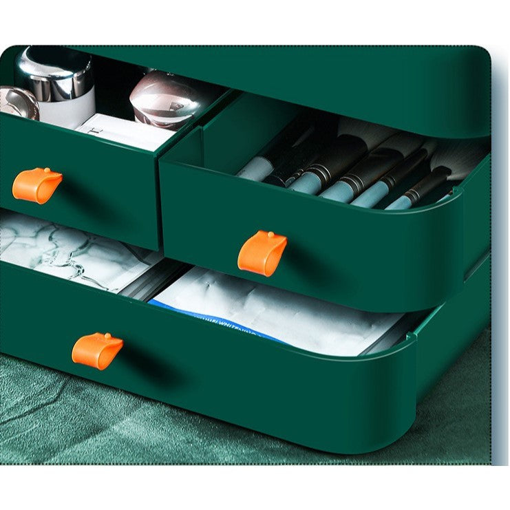 Acrylic Plastic Make Up Organizer Storage box Cosmetics Skin care products, facial mask,lipstick,dust-proof vanity