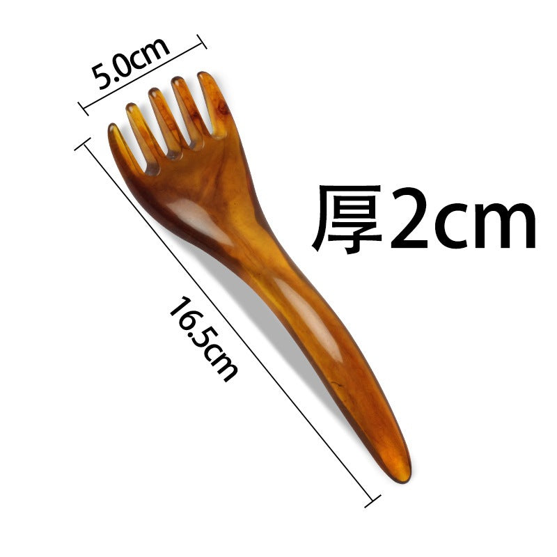 Five-claw head massager meridian massage comb, whole body point acupoints, scratching head