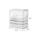 Shopclassyshop cosmetics storage box dust-proof home dormitory large capacity dressing table skin care product storage