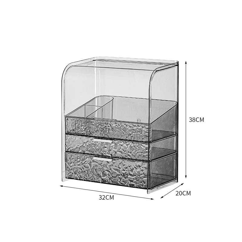 Shopclassyshop cosmetics storage box dust-proof home dormitory large capacity dressing table skin care product storage
