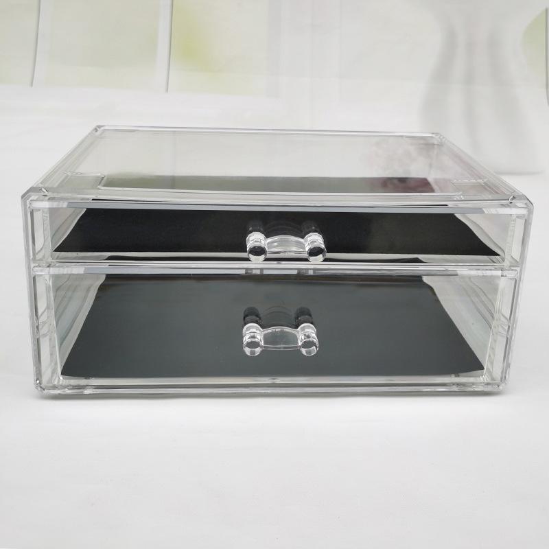 Shopclassyshop Transparent three-layer 72slot jewelry box anti-oxidation earring box multi-grid ring jewelry storage box