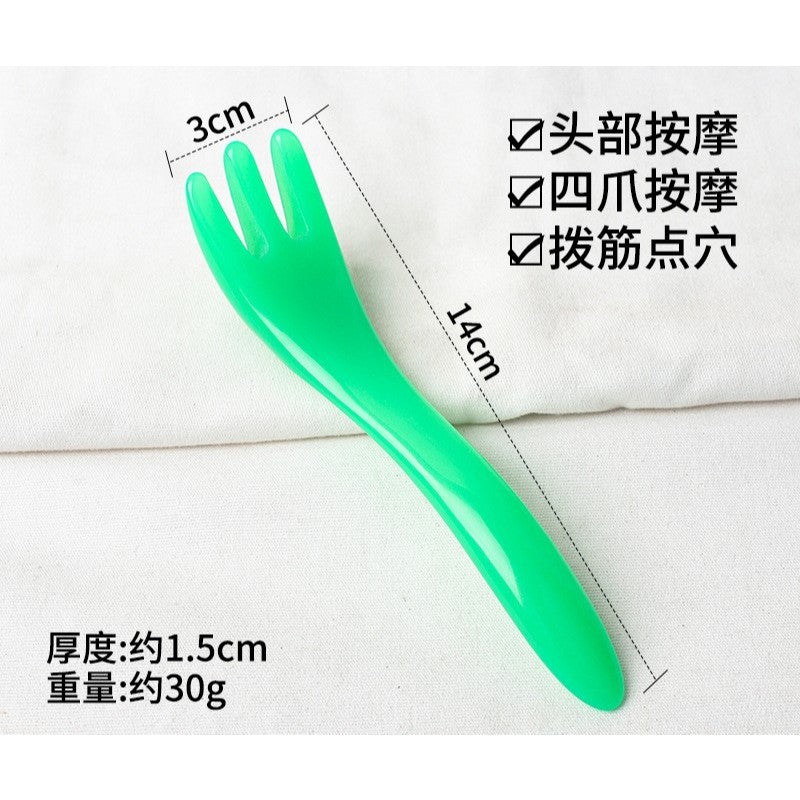 Five-claw head massager meridian massage comb, whole body point acupoints, scratching head