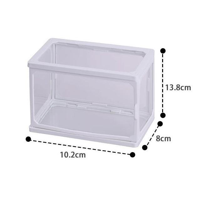 Shopclassyshop Glass Display Box single fits labubu display box pull cloth doll organizer storage box