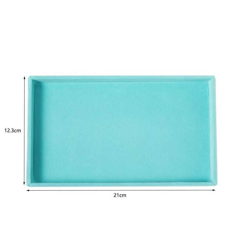 Shopclassyshop 18 Compartment Jewelry Box Velvet Ring Earrings Empty Plate Display Tray customize