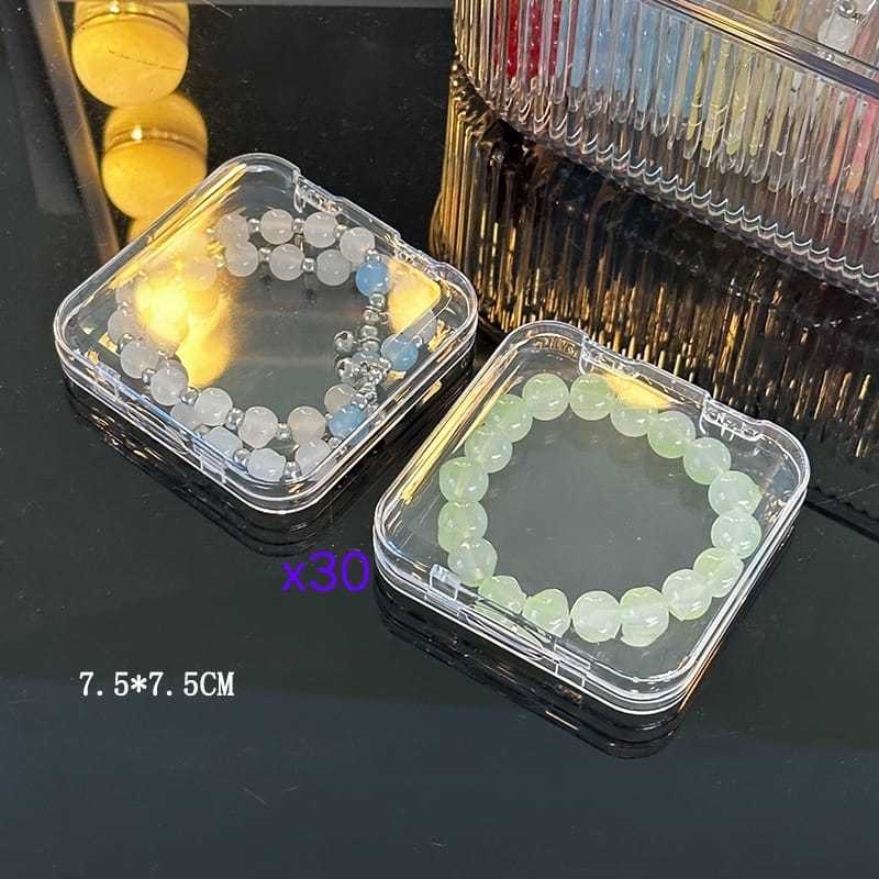 Shopclassyshop Transparent acrylic jewelry crystal Bracelet Box organizer storage anti-oxidation
