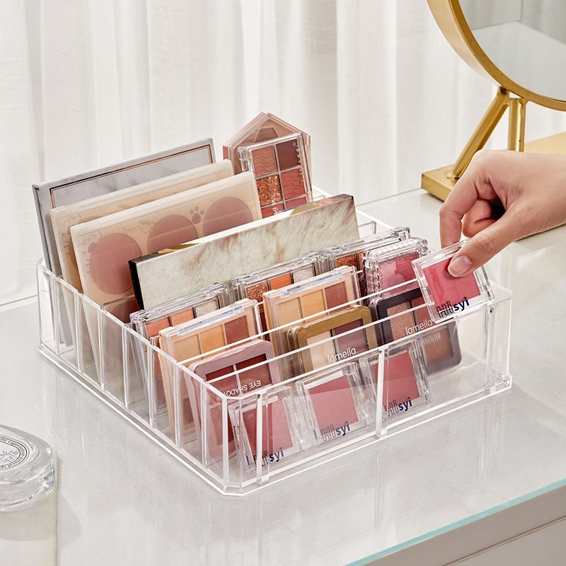Shopclassyshop Acrylic Lipstick organizer eyeshadow powder cushion organizer drawer divider tabletop makeup shelf