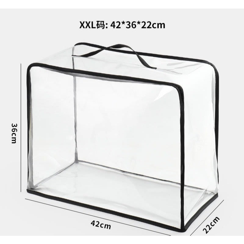 Shopclassyshop Transparent high-value large-capacity waterproof travel storage bag Bag protector pvc