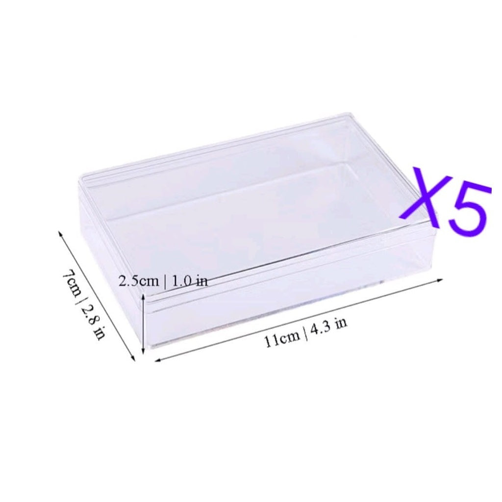 Shopclassyshop Transparent acrylic jewelry crystal Bracelet Box organizer storage anti-oxidation