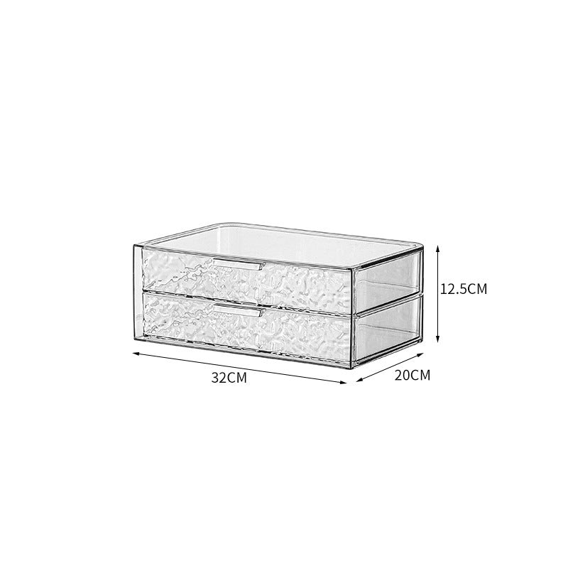 Shopclassyshop cosmetics storage box dust-proof home dormitory large capacity dressing table skin care product storage