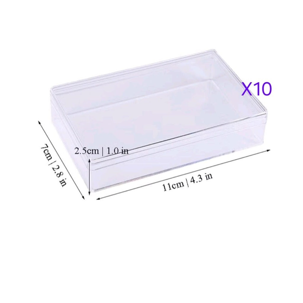 Shopclassyshop Transparent acrylic jewelry crystal Bracelet Box organizer storage anti-oxidation