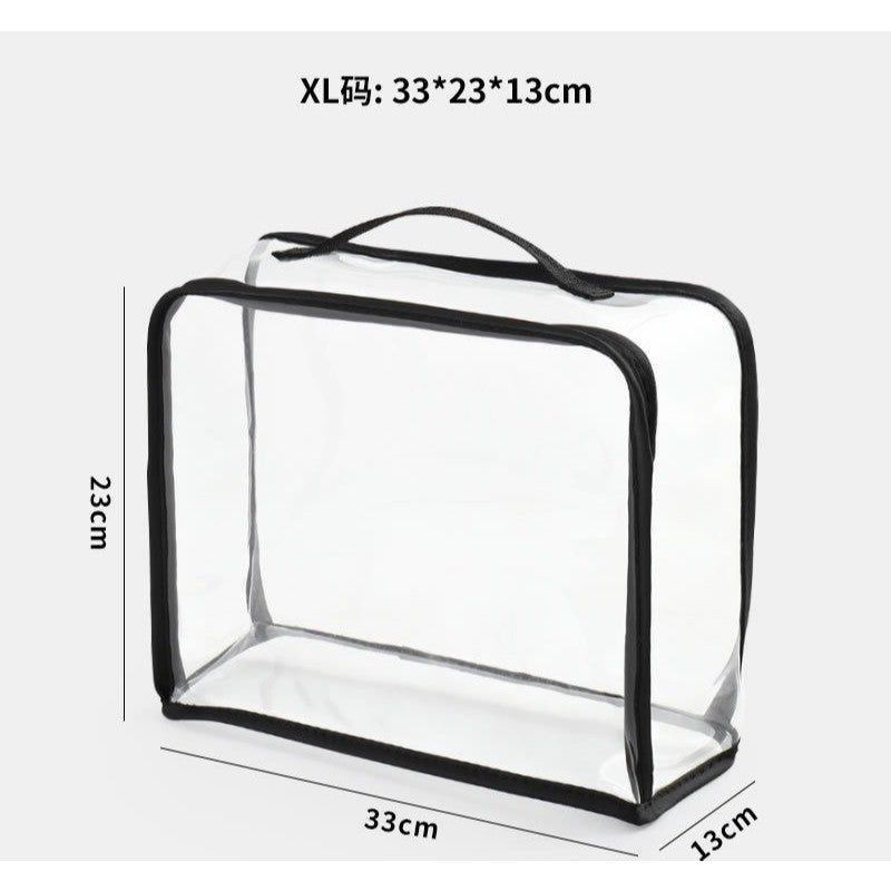 Shopclassyshop Transparent high-value large-capacity waterproof travel storage bag Bag protector pvc