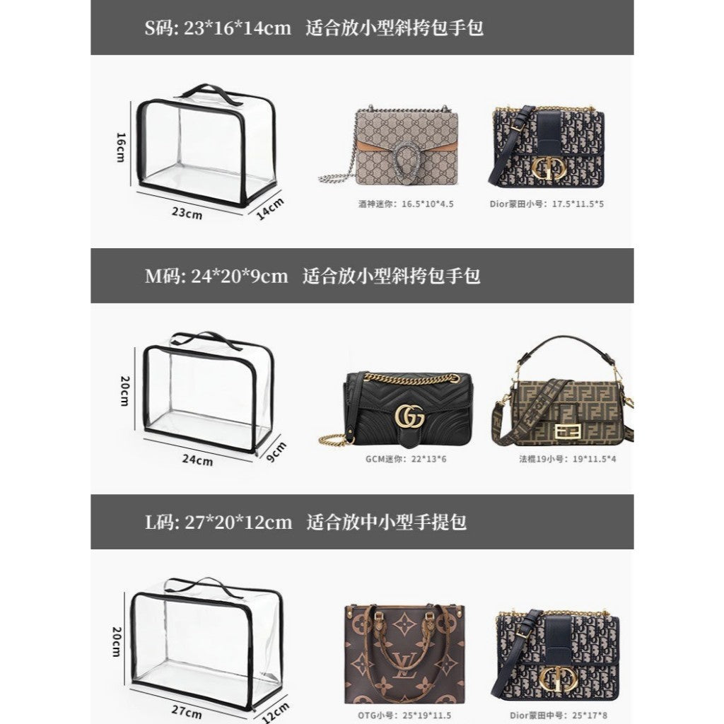 Shopclassyshop Transparent high-value large-capacity waterproof travel storage bag Bag protector pvc