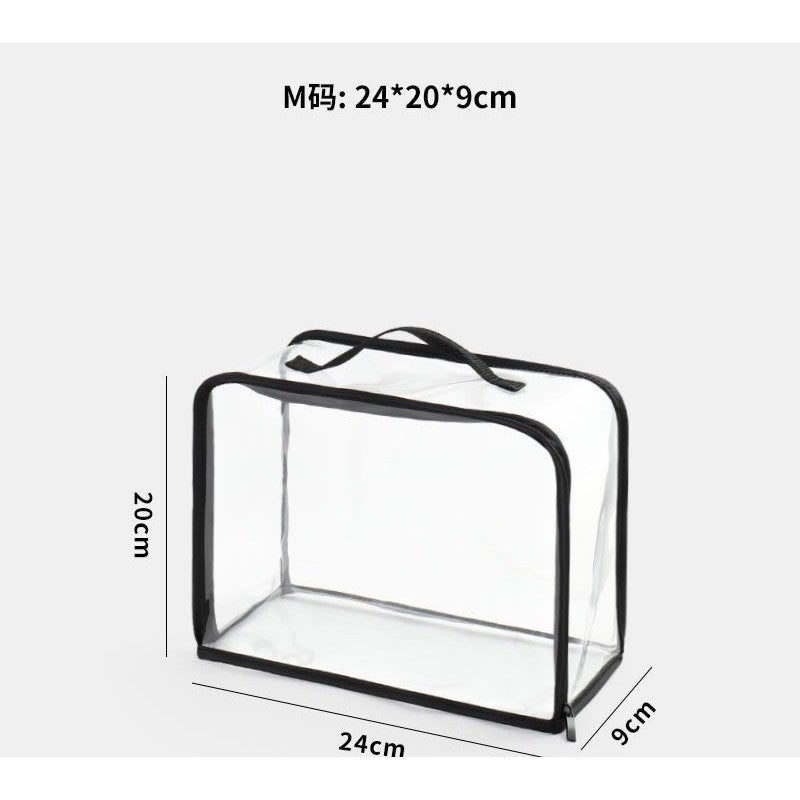 Shopclassyshop Transparent high-value large-capacity waterproof travel storage bag Bag protector pvc