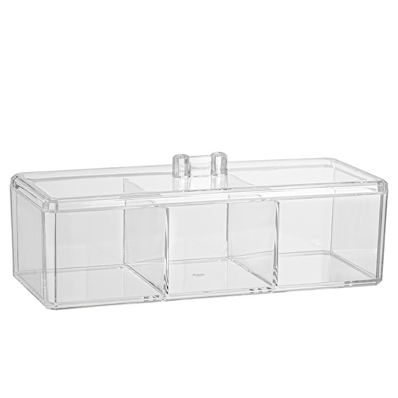 Shopclassy Acrylic Home Organizer storage box tabletop tea bag storage sorting box compartment multi-functional box