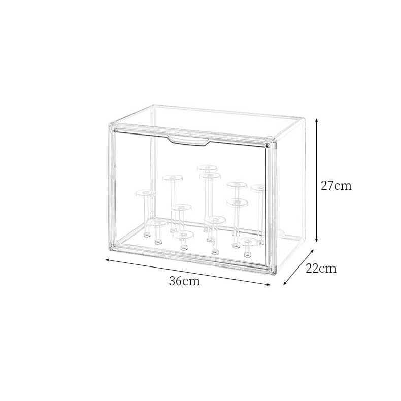 Shopclassy Blind box display storage figure large-capacity transparent acrylic container bubble mart display box cabinet