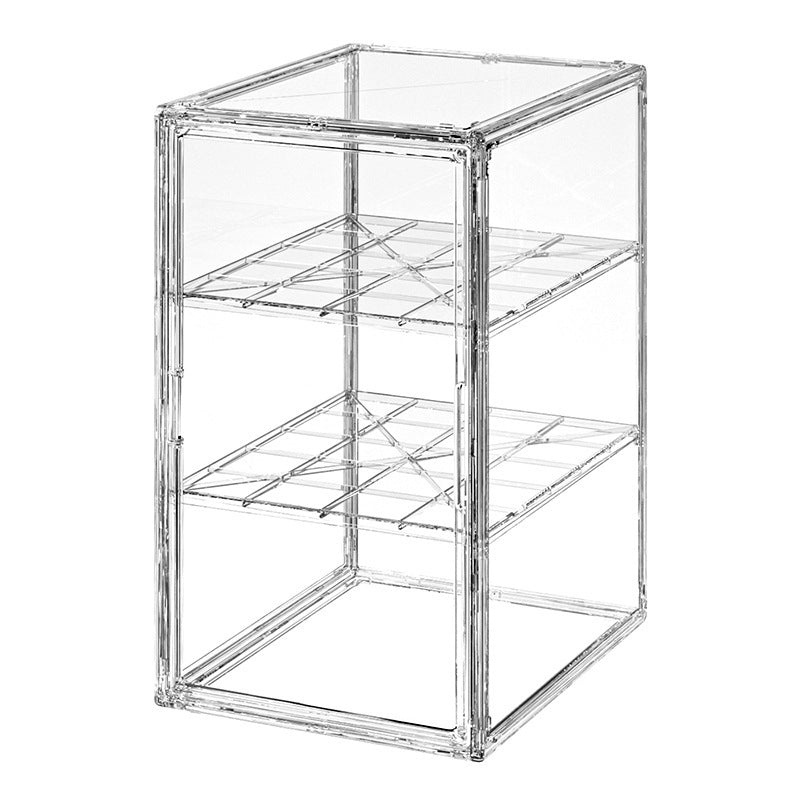 Shopclassyshop Acrylic Labubu Doll plush toy storage display box angel stackable doll dust-proof