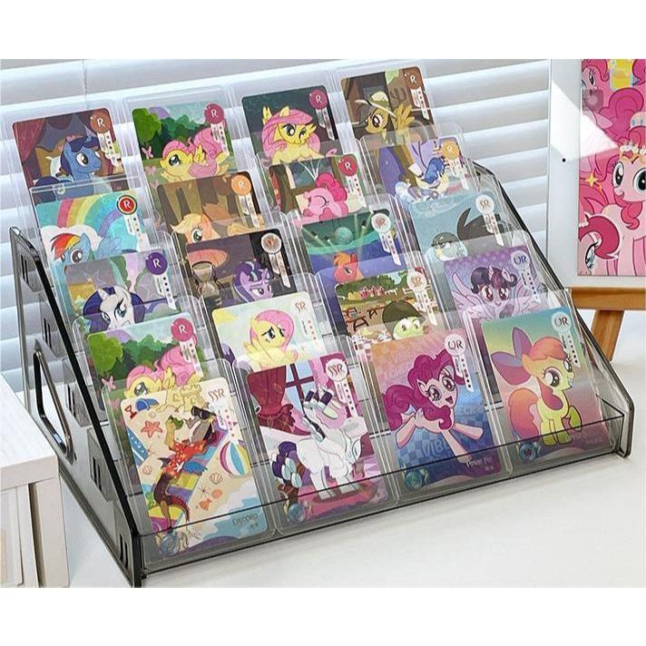 Shopclassyshop Acrylic mini bottle organizer display shelf ladder rack multi-layer perfume organizer steps case artifact