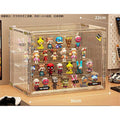 Acrylic Display Box fits Toy Popmart bearbrick Figurine Display Cabinet Removable Shelf