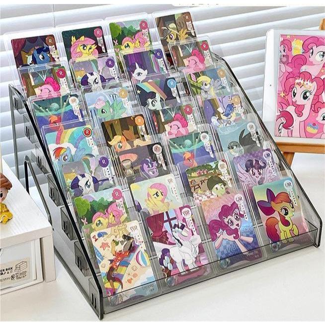 Shopclassyshop Acrylic mini bottle organizer display shelf ladder rack multi-layer perfume organizer steps case artifact